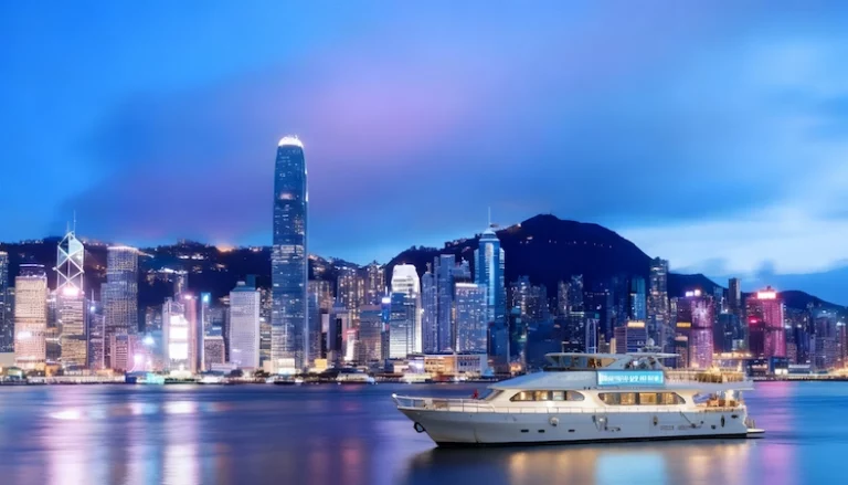 Enjoy 45 min Victoria harbour Tour in Hong Kong
